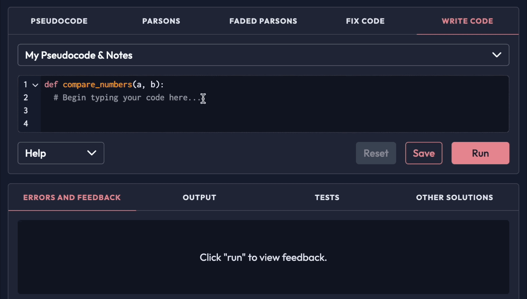 Write Code